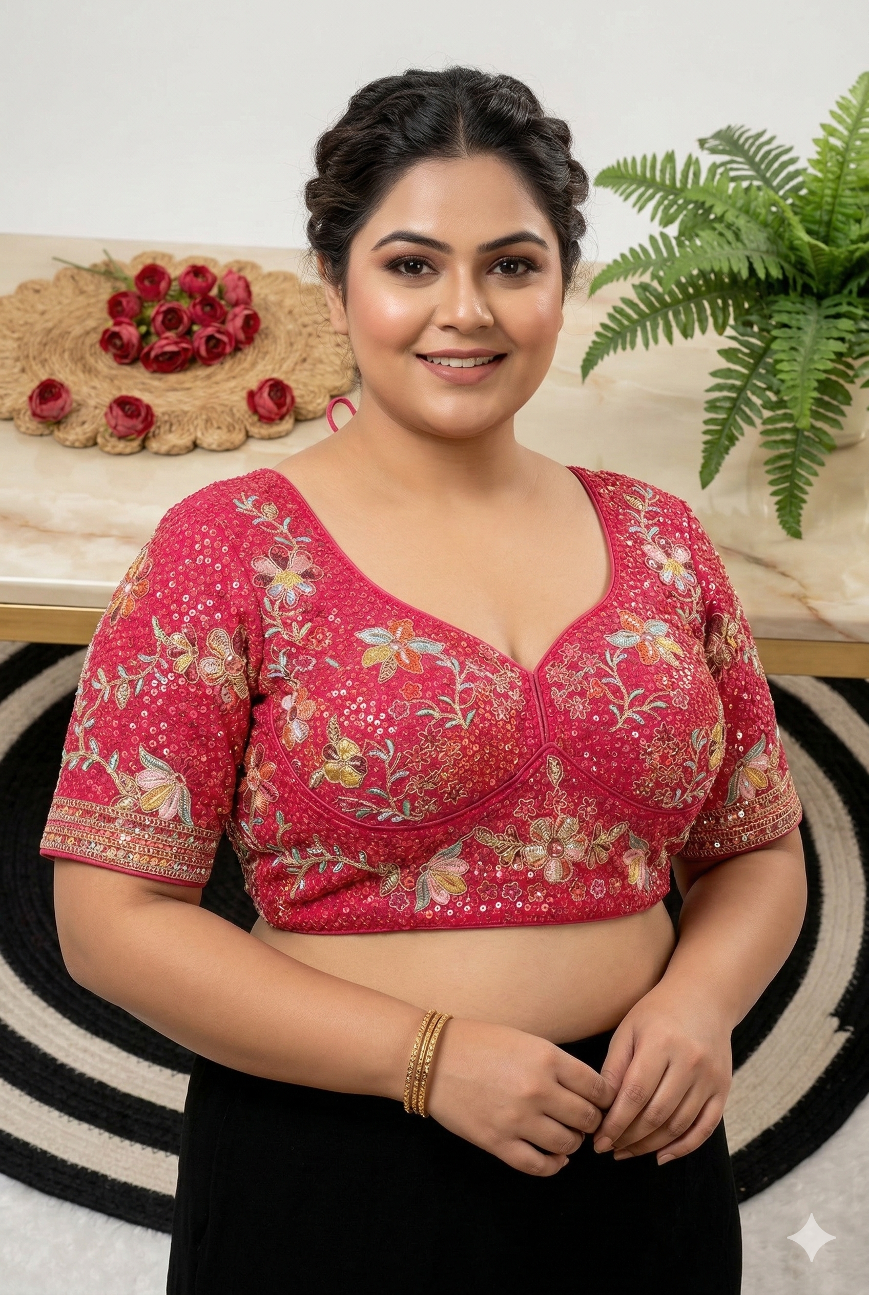 Classic White Silk Blouse